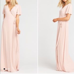 Blush Pink Bridesmaid Dress